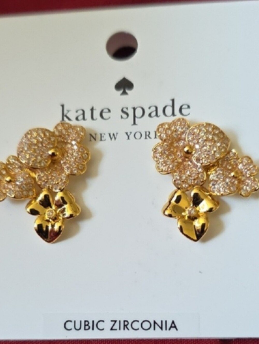 Kate Spade New York Precious Pansy Stud Earrings
